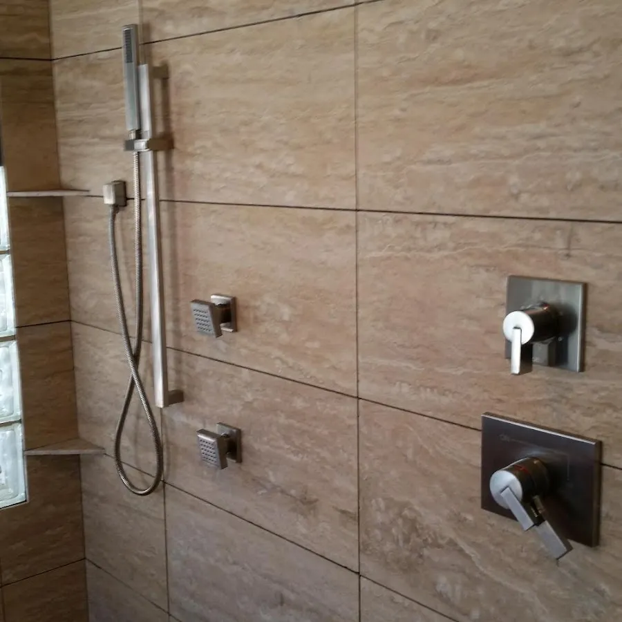Shower fixture installation for Water Heater Replacement in Buford